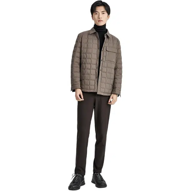迪柯尼 舒适休闲长袖羽绒服 男款