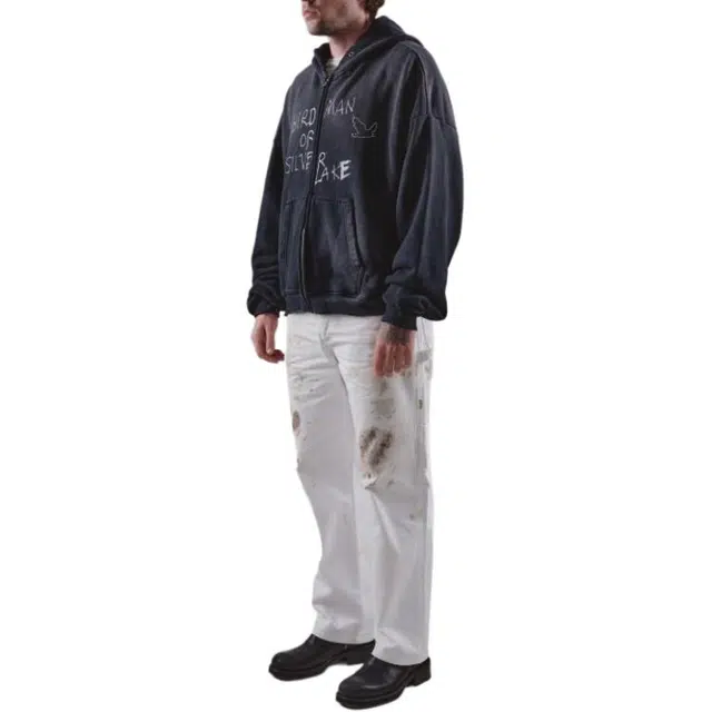 Paly Hollywood SS25 BIRDMAN OF SILVER LAKE ZIP HOODED SWEATSHIRT