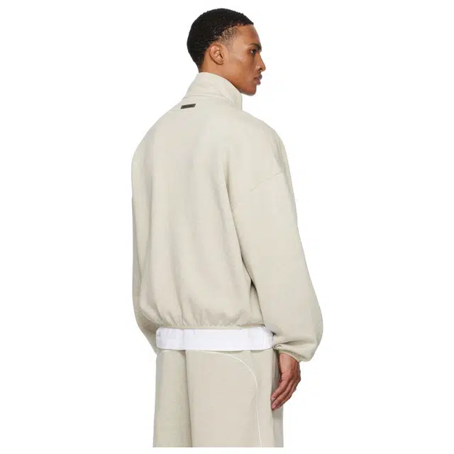 Fear of God Essentials SS25 25 PRING DROP1 MODERN FIT FLEECE TRACK J HEATHER STONE ESSENTIALS FEAR OF GOD