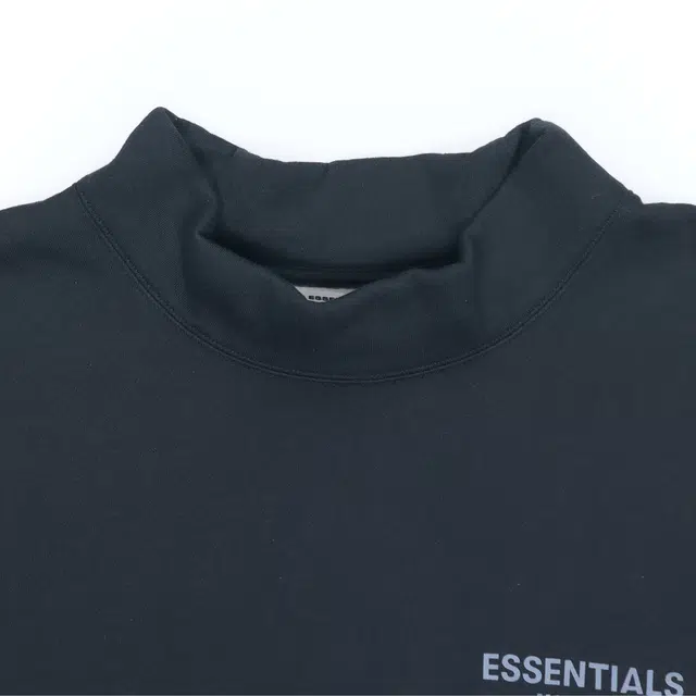 Fear of God Essentials Pull-Over Mockneck Sweatshirt Black
