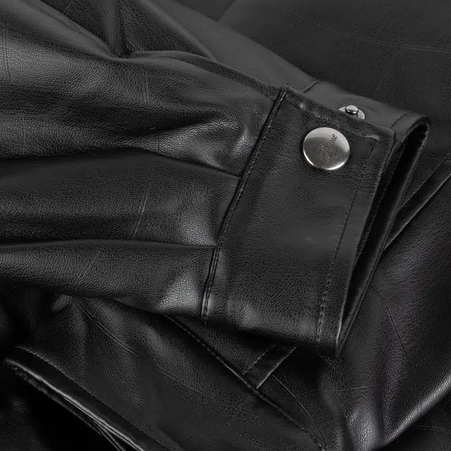 Dime MTL FW25 Embossed Leather Jacket