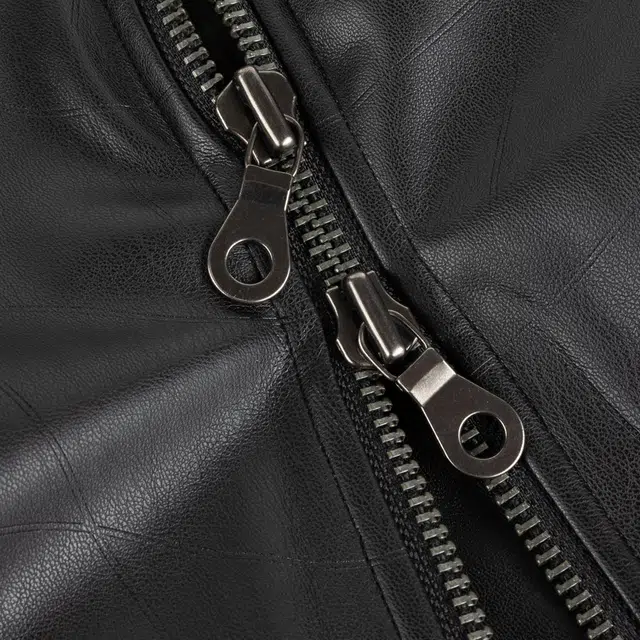 Dime MTL FW25 Embossed Leather Jacket