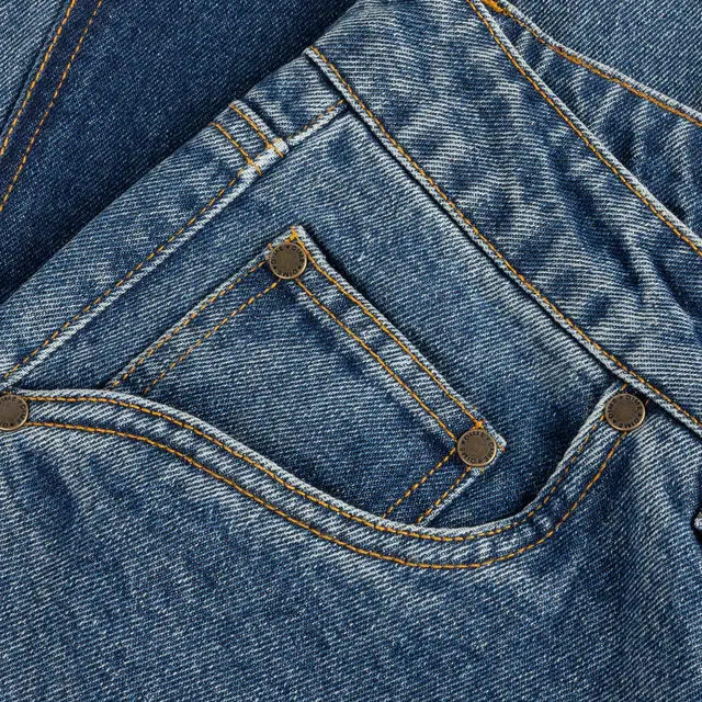 Dime MTL FW25 Loose Fit Washed Denim Pants