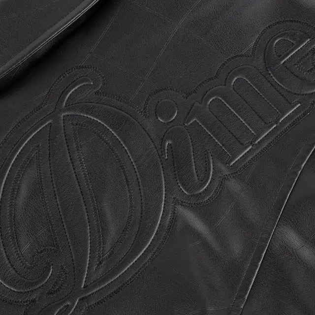 Dime MTL FW25 Embossed Leather Jacket
