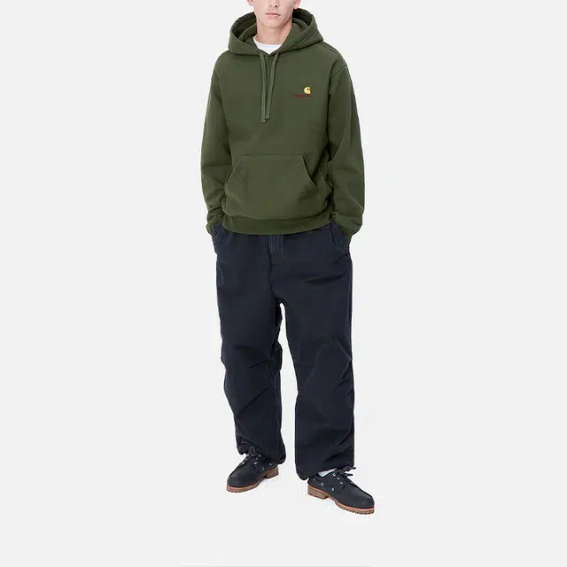 Carhartt WIP American Script FW24 Hoodie Green