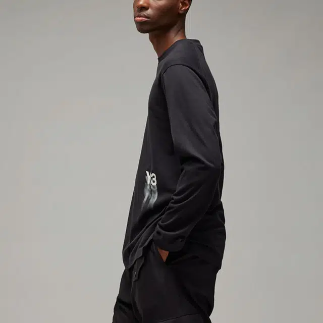 Y-3 GFX LS TEE LOGOT