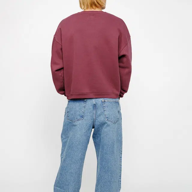 Stussy SS24 BIG CRACKLE SPORT CREW logo