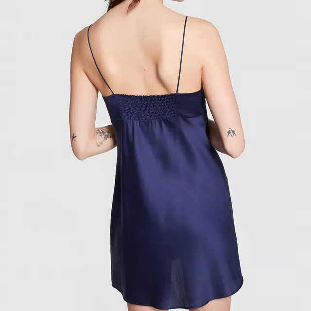 Victoria's Secret PINK TENCEL SLIP DRESSMidnight Navy