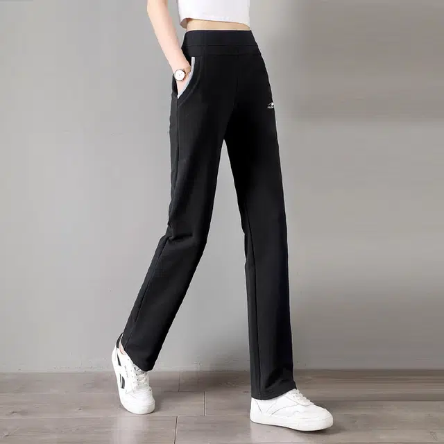犸凯奴 纯色系列 直筒运动休闲裤 女款
