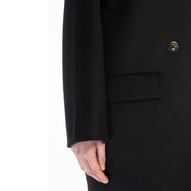 MaxMara studio Kent Wool Double-Breasted Pea Coat