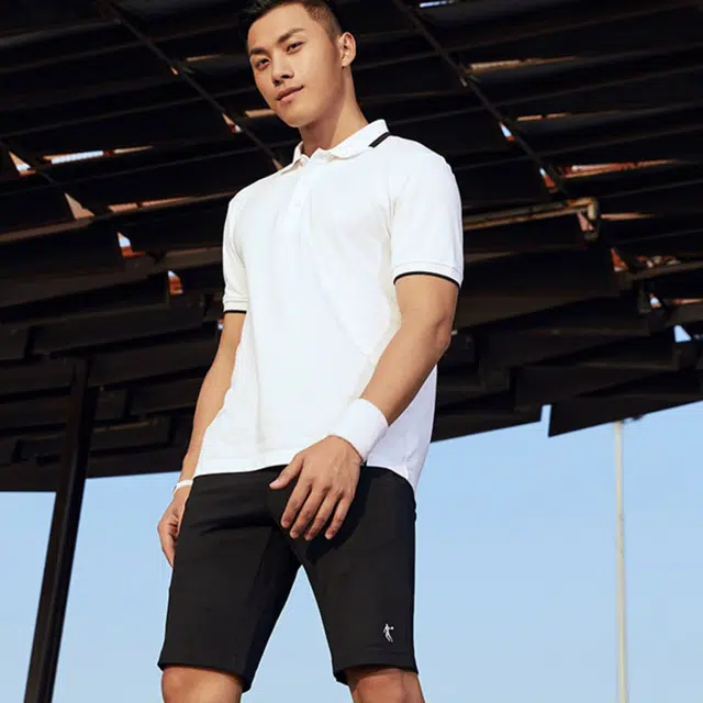 乔丹 休闲纯色五分设计运动短裤 男款 黑色