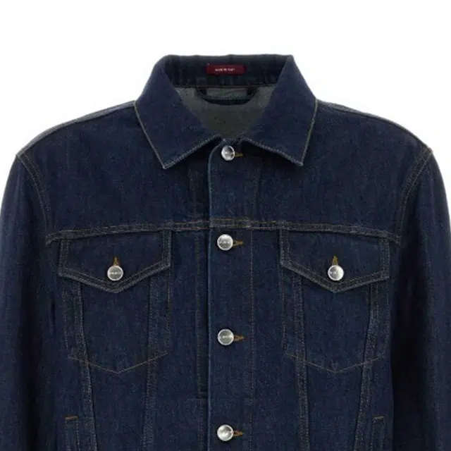 GUCCI FW25 Cotton Webbing Denim Jacket