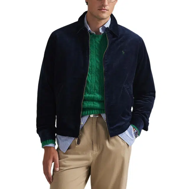 Polo Ralph Lauren Solid Polo Jacket Long Sleeve