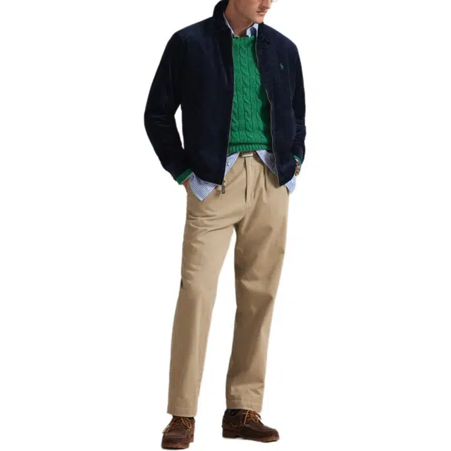 Polo Ralph Lauren Solid Polo Jacket Long Sleeve