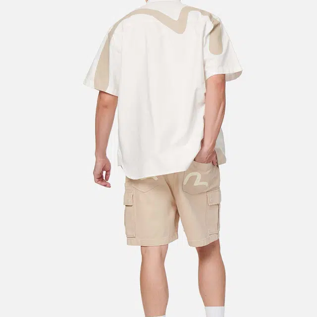 EVISU Cargo Shorts Sand
