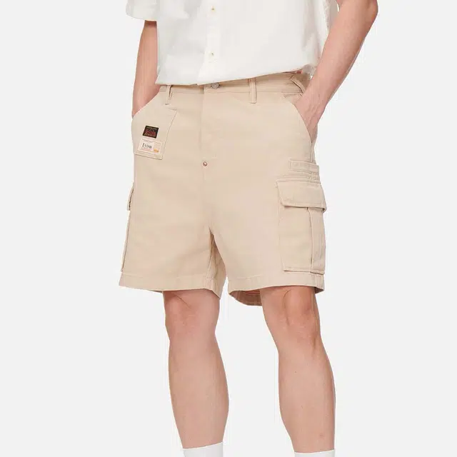EVISU Cargo Shorts Sand