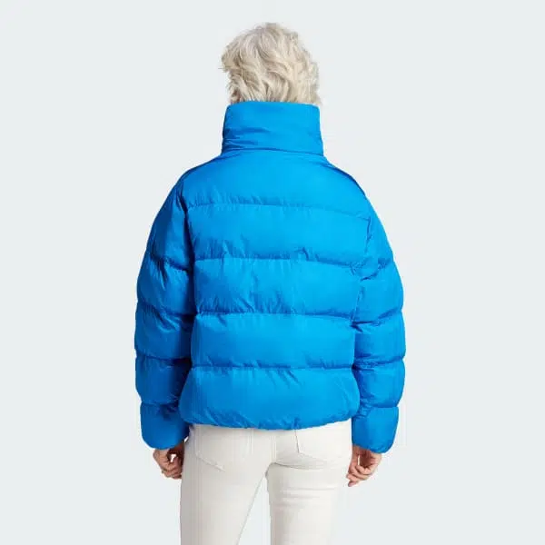 adidas Originals Short Vegan Puffer Jacket Blue