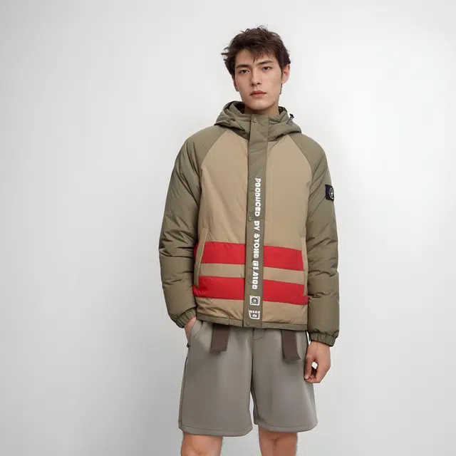 Supreme x Stone Island FW23 Reversible Logo Stripe Jacket