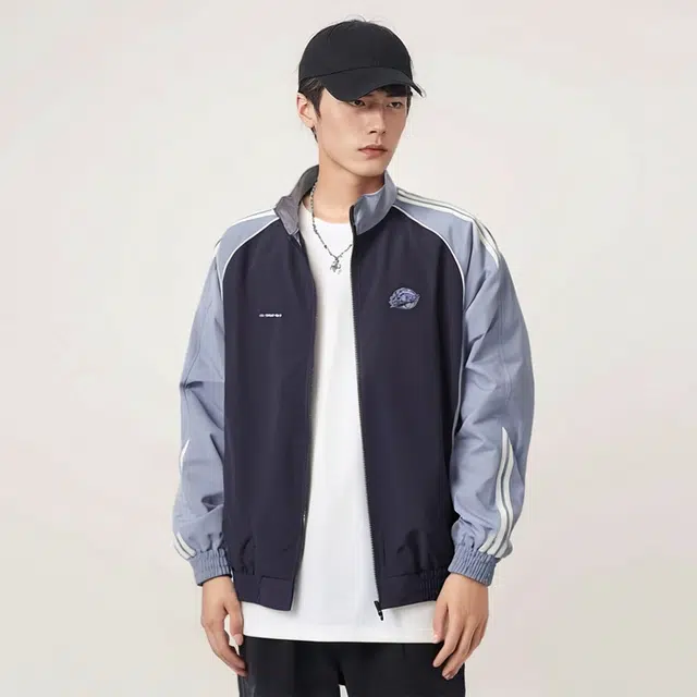 美特斯邦威 立领百搭宽松夹克外套 男款