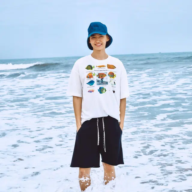 Crying Center Tropical Fish Tee
