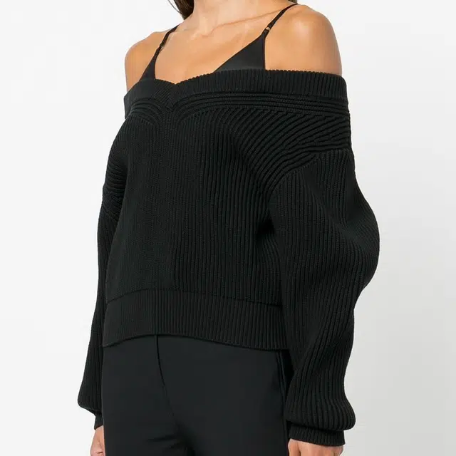 Alexander Wang SS22 Satin Strap Sweater