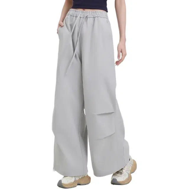 三福 纯色简约通勤休闲裤 女款