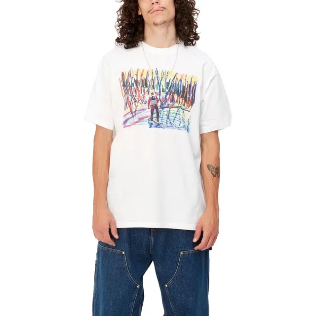 Carhartt WIP Ollie Mac Icy Lake T-Shirt T
