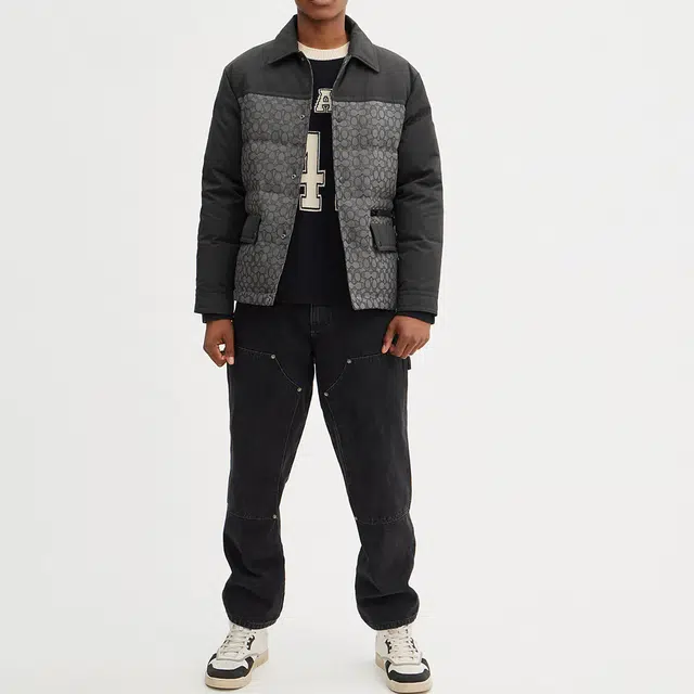 Coach Colorblock Single-Breasted Jacket