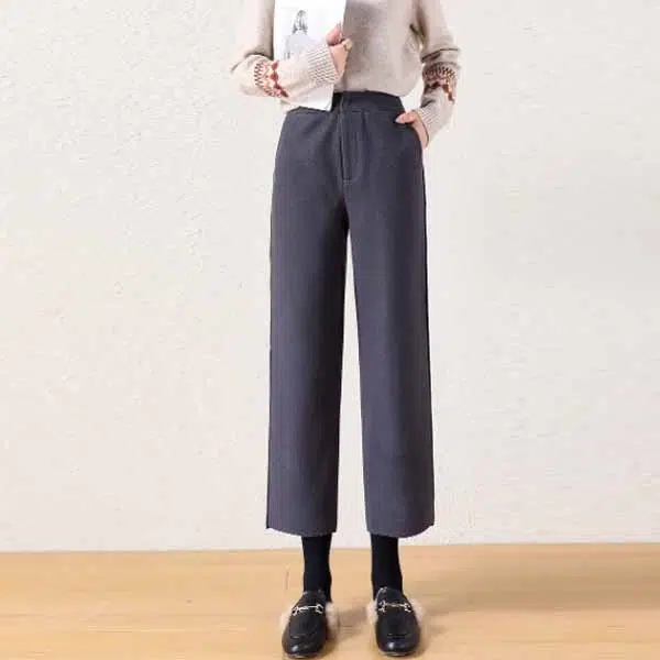 【dme】 宽松直筒简约休闲裤 女款 深灰