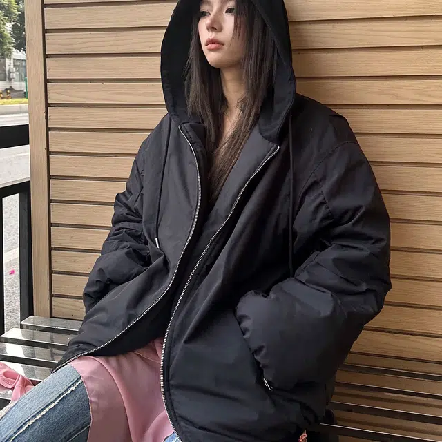 佐贝卡 新款气质休闲通勤棉服 女款 黑色
