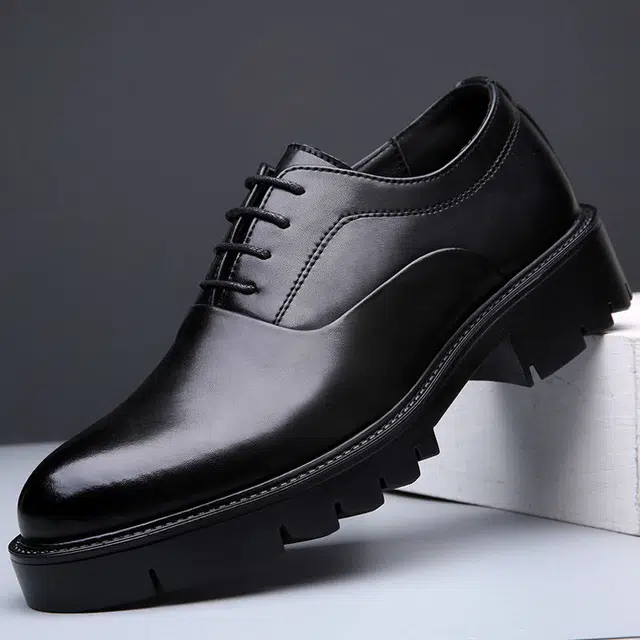 年走索 二层牛皮 百搭舒适简约 休闲鞋 男款 黑色