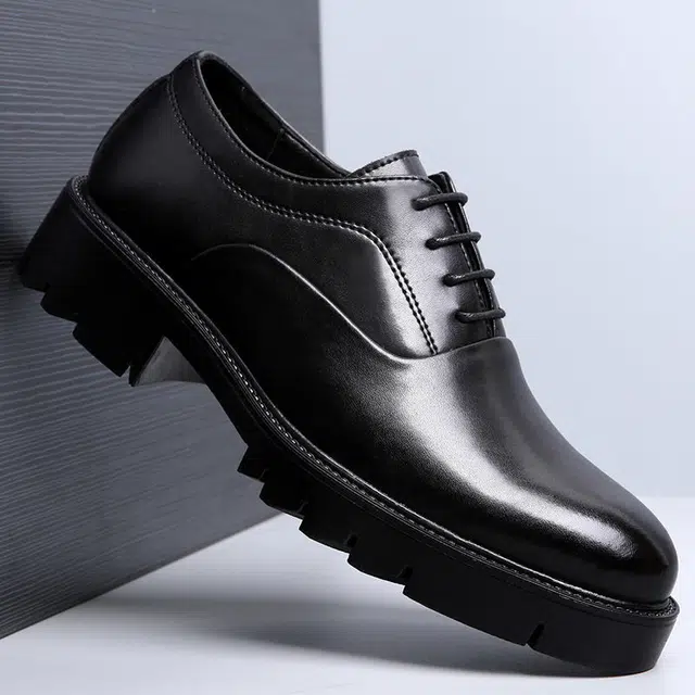 年走索 二层牛皮 百搭舒适简约 休闲鞋 男款 黑色