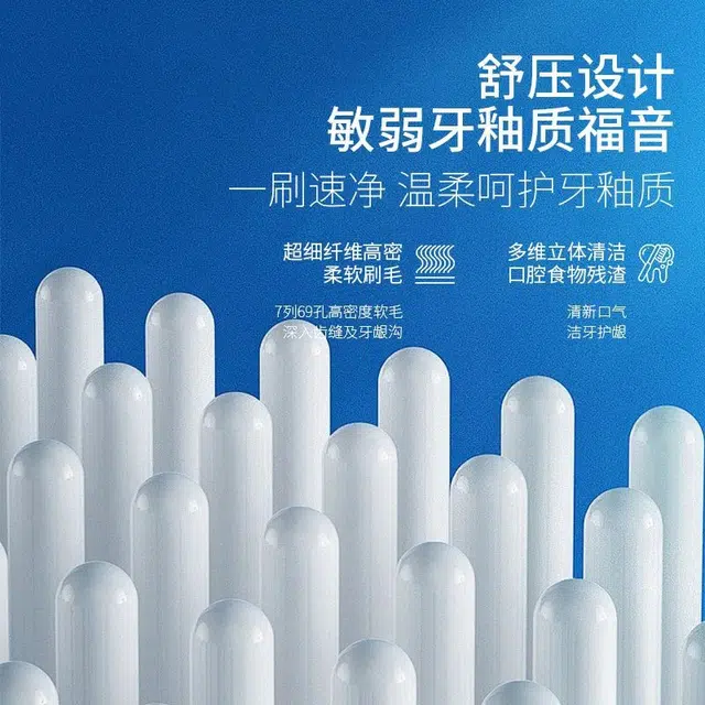 俊小白 包裹式超宽牙刷 清洁