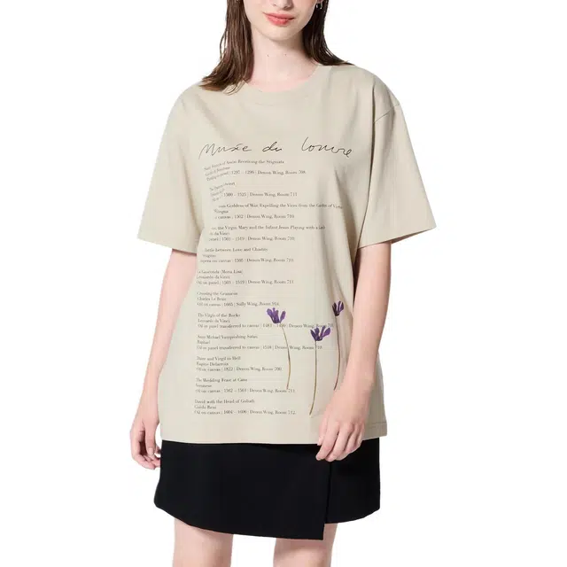 UNIQLO x x Camille Henrot FW24 logoT