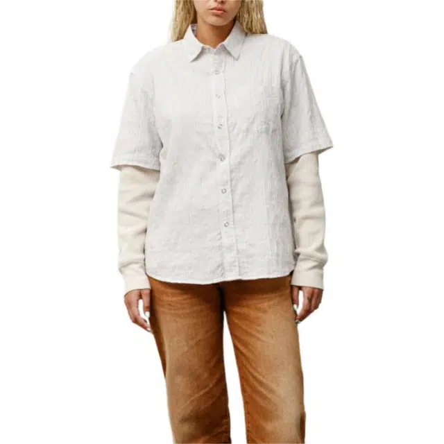 Stussy SS25 WAVY STRIPED SHORT SLEEVE SHIRT
