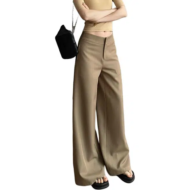 木清清 通勤时尚舒适简约西装裤 女款