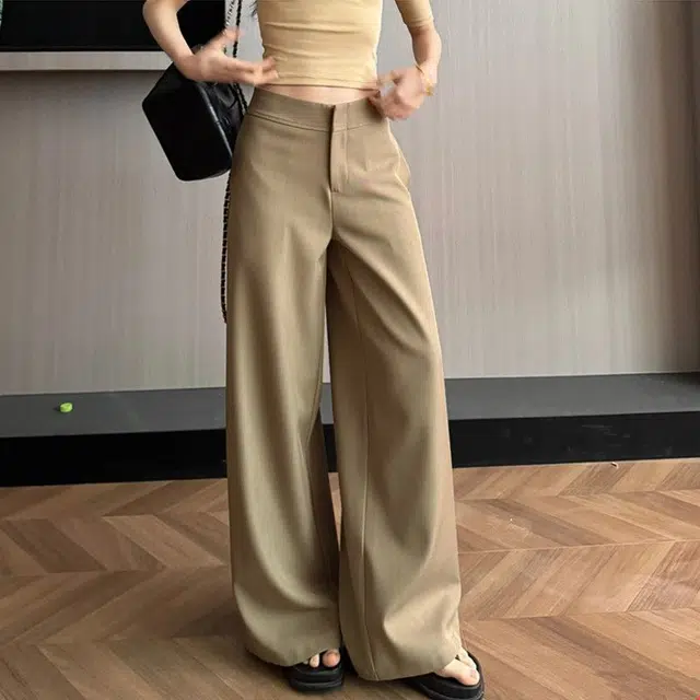 木清清 通勤时尚舒适简约西装裤 女款