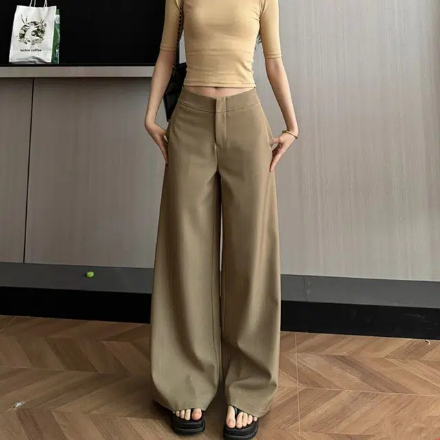 木清清 通勤时尚舒适简约西装裤 女款