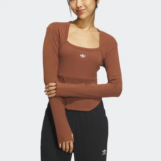 adidas originals Corset Long Sleeve Tee LogoT