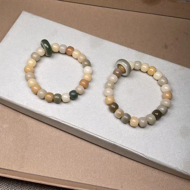 中藏 考研考试上岸国潮复古新中式文玩 吉祥如意招财纳福 菩提子/菩提籽 手串 男女同款情侣款
