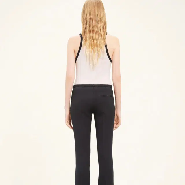 COURREGES SS24 BUCKLE CONTRAST TANK TOP Lime Stone