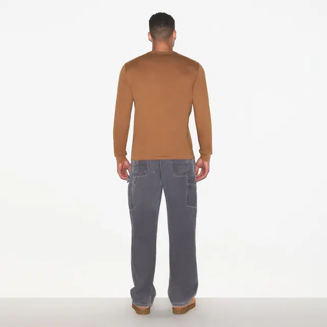 SKIMS COTTON FW25 MENS CLASSIC LONG SLEEVE T-SHIRT T
