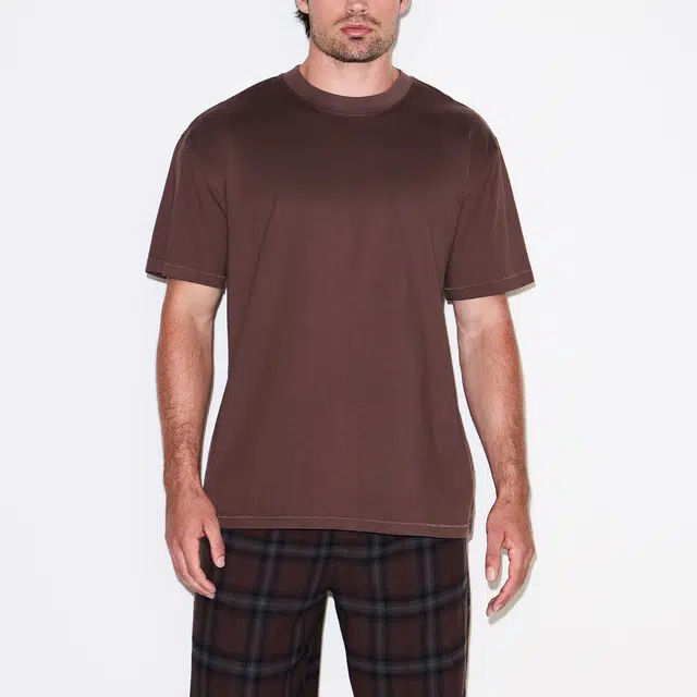 SKIMS FW25 HEAVYWEIGHT COTTON MENS RELAXED T-SHIRT T