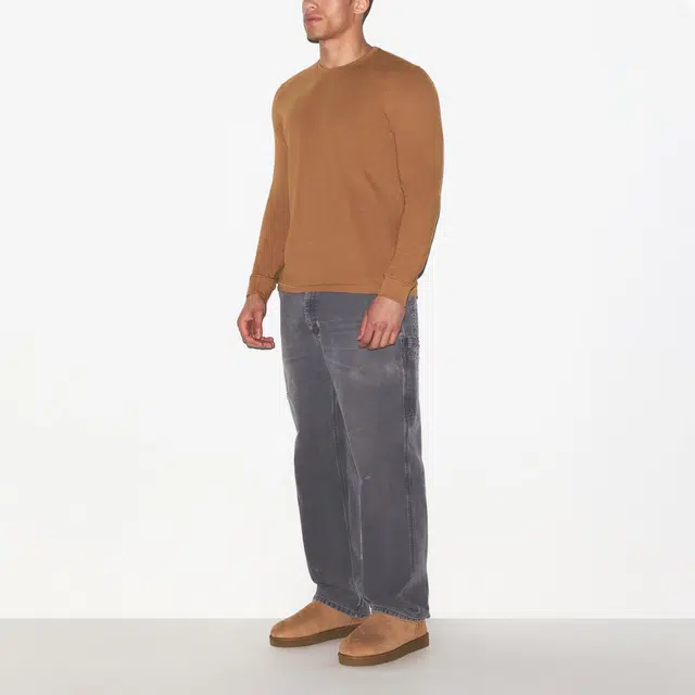 SKIMS COTTON FW25 MENS CLASSIC LONG SLEEVE T-SHIRT T