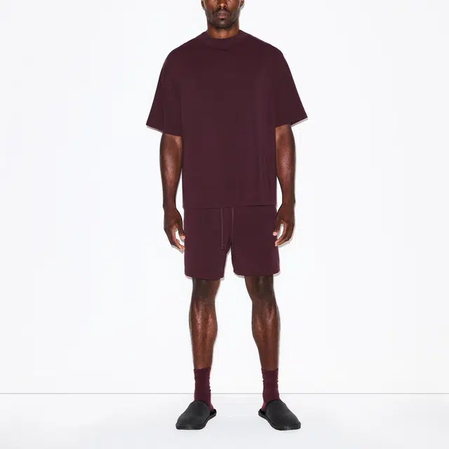 SKIMS FW25 JERSEY LOUNGE MENS BOXY MOCK NECK T