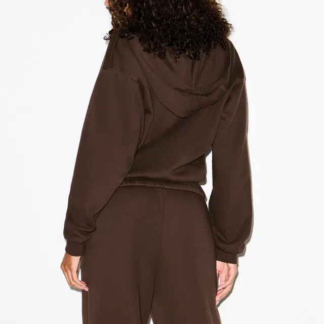 SKIMS FW25 COTTON FLEECE CLASSIC ZIP UP HOODIE