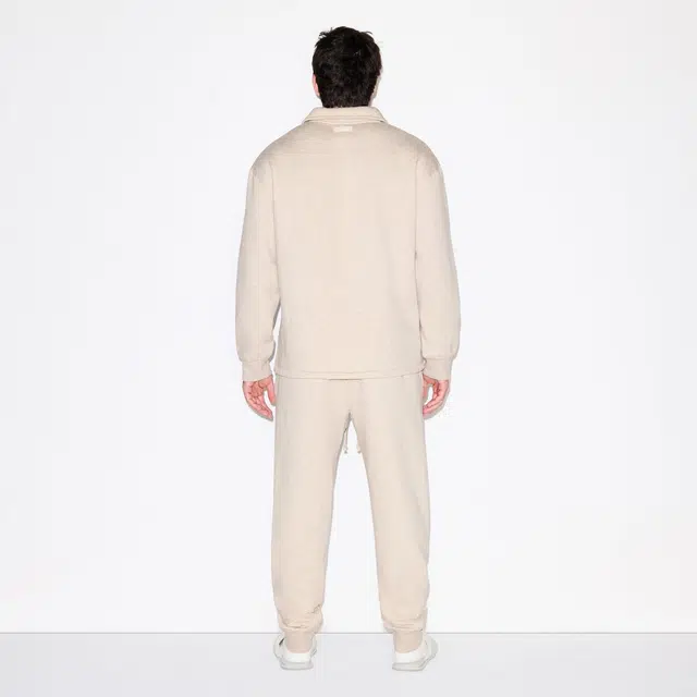 SKIMS FW25 FLEECE LOUNGE MENS RELAXED POLO Polo