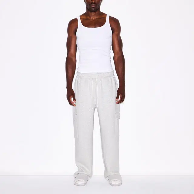 SKIMS FW25 FLEECE LOUNGE MENS CARGO PANT