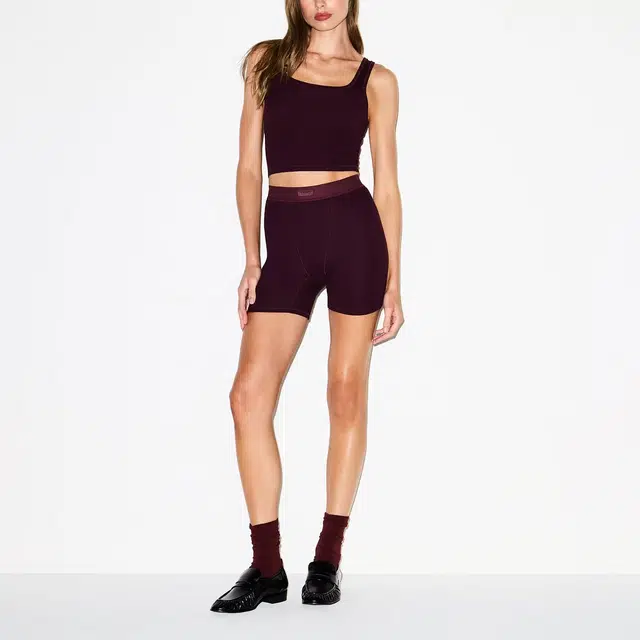 SKIMS FW25 COTTON RIB BOXER