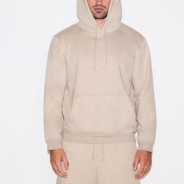 SKIMS FW25 FLEECE LOUNGE MENS CLASSIC HOODIE